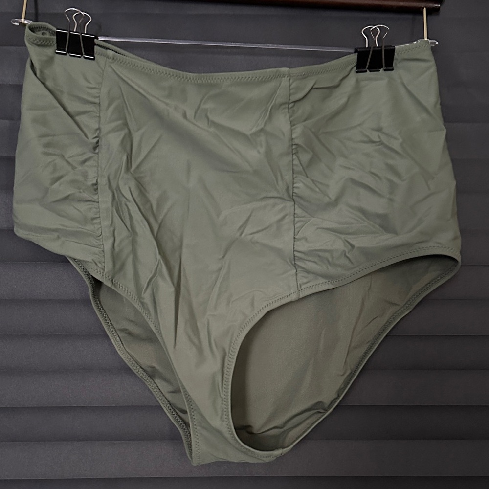 Aerie Olive Green Swim Bottoms